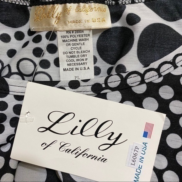 Lilly of California Top PL. NWT Polka Dot❤️ - Picture 3 of 3